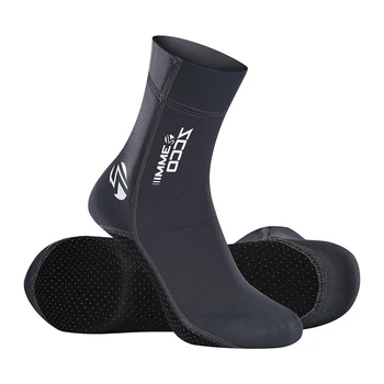 Новые неопреновые носки для дайвинга, носки для подводного плавания, плавники для гидрокостюма, пинетки для мужчин и женщин, 3 мм носки для серфинга, термофибкие Противоскользящие для плавания