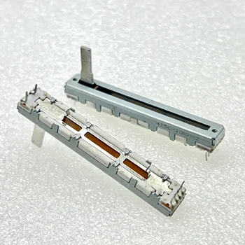 1 ШТ Японский потенциометр с прямым скольжением 60 мм A10KX2 6-контактный длина вала 15 мм
