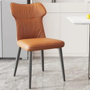 Минималистичные современные обеденные стулья с роскошной спинкой, обеденные стулья для приема гостей, предметы домашнего обихода Cadeira WZ50DC