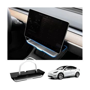 Аксессуары для Tesla Model Y/3 2020-2023 - Ящик для хранения под экраном, поднос для экрана, органайзер для центральной консоли