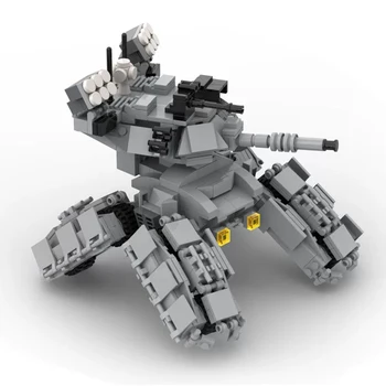 Основной боевой танк весом 593 шт., Детские игрушечные строительные блоки, фигурка Механического воина, модель детского солдатика, Роботы-кирпичи