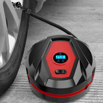 Портативный насос для накачивания шин Автомобильный воздушный компрессор Цифровой Аккумуляторный автомобильный насос для накачивания велосипедных мячей, необходимый для езды на открытом воздухе