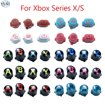 YuXi ABXY View Menu Share Buttons Mod Kit Замена запасных частей для контроллера XBox серии X S