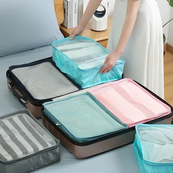 Сумка для хранения одежды для сортировки Обуви, сумки-органайзеры для багажа, водонепроницаемая дорожная сумка для хранения нижнего белья, косметическая сумка-органайзер