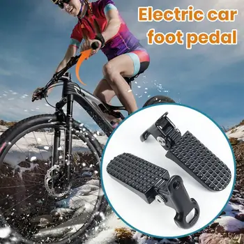 Велосипедные задние педали из 2 предметов, мини-складные велосипедные колышки из алюминиевого сплава, Нескользящие велосипедные подножки, быстроразъемные накладки для ног, педали