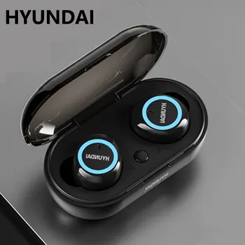 HYUNDAI HY-T21 Bluetooth Наушники TWS Bluetooth 5.2 Спортивная стереосистема для бега с микрофоном Беспроводные наушники Игровая гарнитура
