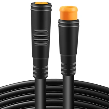 Удлинительный кабель для электрического велосипеда, 3-контактный водонепроницаемый кабель для мужчин и женщин, Удлинительный кабель для Ebike