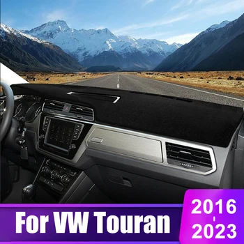 Для Volkswagen VW Touran 5T 5T1 MK2 2016 2017 2018 2019 2020 2021 2022 2023 Солнцезащитный Козырек Приборной панели Автомобиля, Нескользящие Аксессуары