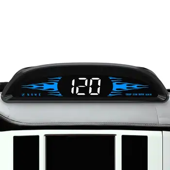 Дисплей HUD Для автомобилей Универсальный Головной дисплей HUD Цифровые Датчики С Адаптивным Датчиком Освещенности Экран Высокой четкости Для определения скорости