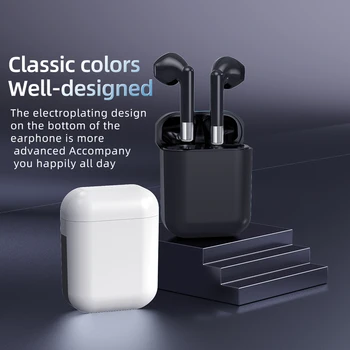 TWS Беспроводные наушники Bluetooth, спортивные игровые наушники, водонепроницаемые наушники, стереомузыкальная гарнитура Hi-Fi для iPhone Samsung Xiaomi