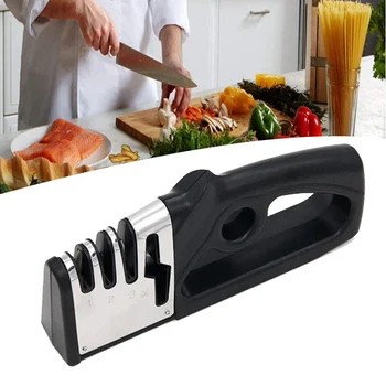 Бытовая точилка для ножниц, прочный инструмент для заточки ножниц для кухни