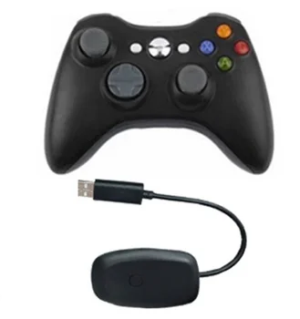 Беспроводной контроллер для Xbox 360, джойстик для ПК Microsoft Windows 7 8 10, геймпад для Xbox 360 с приемником для ПК