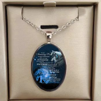 Изысканное креативное ожерелье с круглой подвеской из кристаллов для женщин и волка, Обручальное ожерелье для женщин, украшения в виде животных, подарок на день рождения