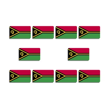 10 шт./лот Брошь с флагом Республики Вануату, Булавка для рюкзаков, Шляпы, сумки, одежды, Патриотический значок