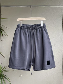 Весенне-летние новые мужские махровые повседневные шорты 420 г из высококачественного 100% хлопка compass shorts для мужчин и женщин 2023