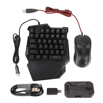 Набор преобразователей клавиатуры Бесшумный дизайн Подключи и играй конвертер игровой клавиатуры и мыши для PS4 для Xbox One для Switch