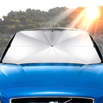 Солнцезащитный козырек для автомобиля Зонтик Солнцезащитные козырьки на переднее стекло автомобиля Солнцезащитный козырек для салона Аксессуары для защиты лобового стекла