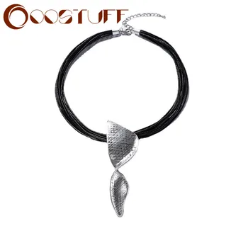 Мода 2023 года, серебряное геометрическое ожерелье, тренд, Витая подвеска, подвески, Чокеры, Винтажные украшения для женщин