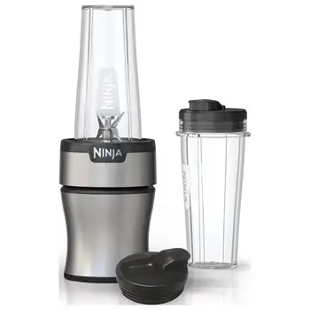 Персональный блендер Ninja® Nutri-Blender BN300 мощностью 700 Вт, 2 чашки по 20 унций, пригодные для мытья в посудомоечной машине.