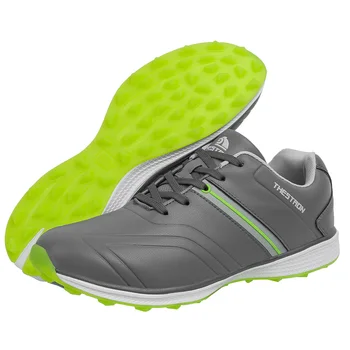 2023 Новая Модная мужская обувь для тренировок спортсменов в гольф, Кожаная мужская профессиональная спортивная обувь для гольфа, Большие размеры 39-47, кроссовки для гольфа