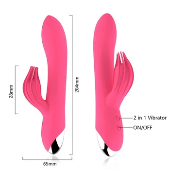 Толкающий вибратор Вибраторы Rabbit для женщин Вибратор для точки G, секс-игрушки для клитора с 10 режимами вибрации, фаллоимитатор для взрослых для женщин