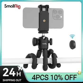 Комплект гибких штативов для видеоблогинга SmallRig с беспроводным управлением Гибкие ножки для различных сцен Поддержка iPhone для телефонов Android