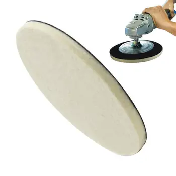 Полировальный круг из шерстяного войлока Полировальный диск для вращающегося инструмента Угловая шлифовальная машина Накладка для полировального круга