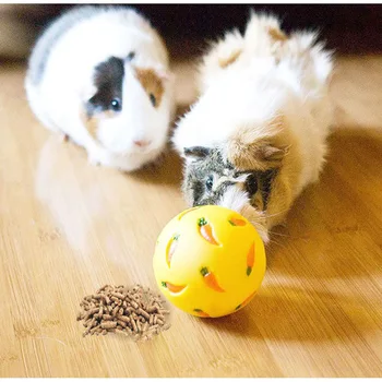 Лакомство для кролика Мячик для медленного кормления домашних животных Интерактивная игрушка-кролик Игрушка-перекус Мячик Устойчивые к укусам Игрушки для кормления Хорек Котенок Морская свинка Кошка