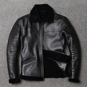 2023 г. Мотоциклетная куртка из воловьей кожи с воротником-стойкой, весенний Новый стиль, винтажные байкерские куртки для мужчин