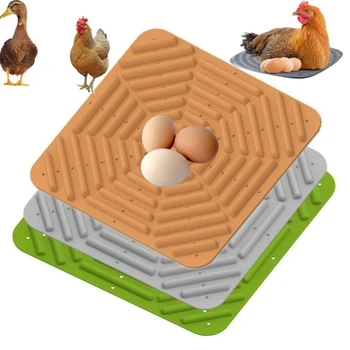 Моющиеся подставки для куриных гнезд многоразового использования, сохраняющие яйца в чистоте, коврик для цыплят для домашней птицы