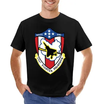 Эмблема 131-й истребительной эскадрильи (F-15), Футболка, мужские спортивные рубашки, футболки больших размеров, футболки в тяжелом весе для мужчин