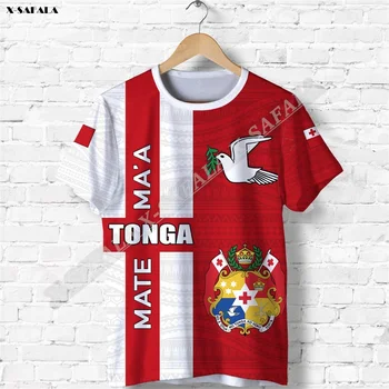 Мужская футболка с 3D-принтом Tonga Rugby Mate Ma, футболка для взрослых, короткий рукав, гладкая, быстросохнущая, удобная