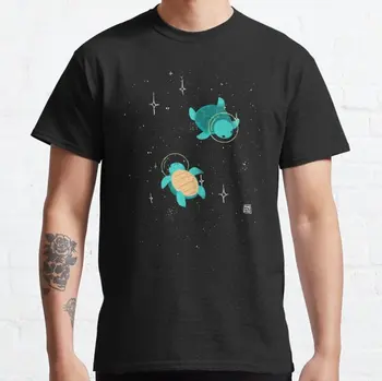 Космические черепахи 2023, новая модная футболка для спорта и отдыха, футболка с коротким рукавом