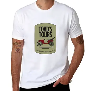 Новая футболка Toad's Tours, летний топ, футболка для мальчика, одежда с аниме, мужская футболка большого размера