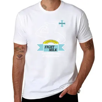 Новая футболка Fight Milk, футболка new edition, винтажная футболка, облегающие футболки для мужчин