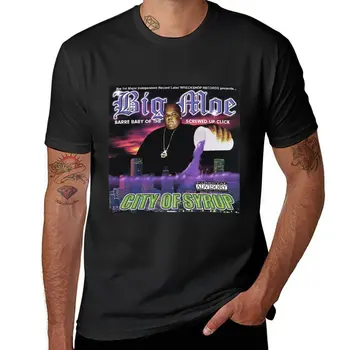 Футболка Big Moe: City Of Syrup, футболки, быстросохнущая футболка, одежда в стиле хиппи, топы больших размеров, мужские футболки