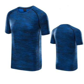 Быстросохнущая футболка с коротким рукавом, спортивная одежда для фитнеса, ощущение прохлады на шее, бег, йога, быстросохнущая одежда