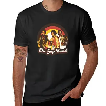 Новая футболка The Gap Band 70s Funky Soul, мужская одежда, корейская модная графическая футболка, одежда в стиле хиппи, мужская одежда