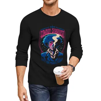 Новая длинная футболка Cowboy Stardust, футболка нового выпуска, черная футболка, топы с графикой, мужские футболки с графикой.