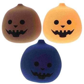 3 предмета Яйцо для макияжа на Хэллоуин Женская жидкая основа Пуховки Рассыпчатая губка Яйца Воздушная подушка
