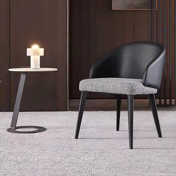 Легкий роскошный стул обеденный стул домашний современный минималистичный стул для переодевания со спинкой, стул для макияжа, стул для переговоров в отделе продаж