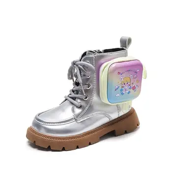 Модные детские зимние ботинки 