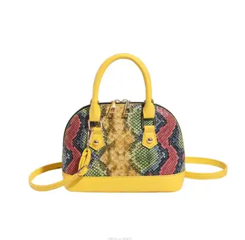 Мода темперамент ПУ змеиным рисунком маленькая сумочка плечо сумка Messenger сумка Сумка кошелек