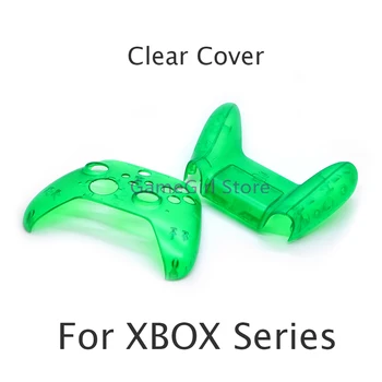 1 комплект Прозрачной Пластиковой Передней Задней Крышки Корпуса Корпуса Лицевой панели Чехол Для Замены Контроллера Xbox Серии X S.