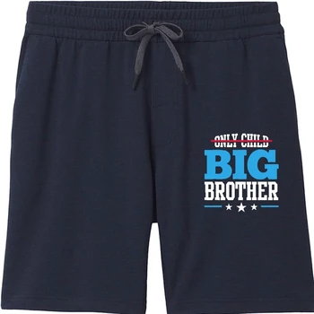 Мужские шорты Big Brother для единственного ребенка, мужские шорты Big Brother с принтом из простого хлопка, мужской принт