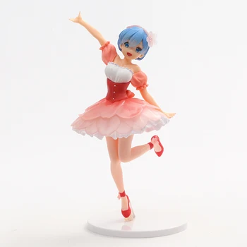 Re Zero Rem Trio Try iT Cherry Blossom ПВХ фигурка 21,5 см Коллекция аниме Модель Игрушка Кукла Подарок