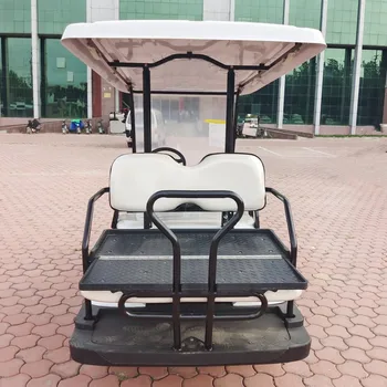 Одобренный CE электрический экскурсионный скутер, 4-колесный гольф-кар, электрическая тележка для гольфа, 2 4 6 мест с дождевиком
