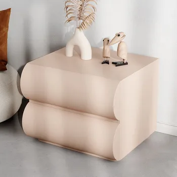 Милый белый ночной столик в скандинавском минималистичном стиле, роскошные ящики для маленькой прикроватной тумбочки, Уникальная мебель для спальни Dormitorio