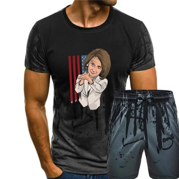 Классическая футболка для взрослых Nancy Pelosi Clap Back, мужская футболка