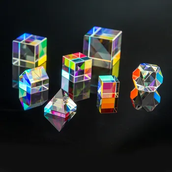 15 18 22 мм RGB X-Cube Призма Объединитель Разделитель Крест Дихроичный Многогранник Пирамида Обучение Физике Украшение Для Фотосъемки Объектив